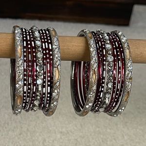 Maroon Bangles